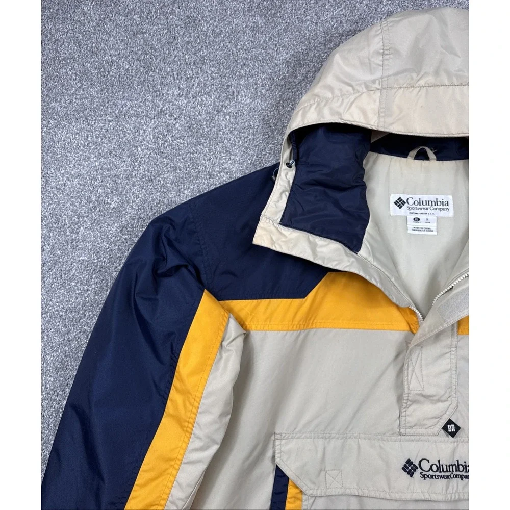 Vintage 1990s Columbia‎ Women XL Insulated Pullover Jacket Hooded Winter